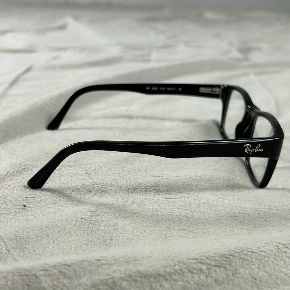 Ray Ban Eyeglasses Black Rectangular Frame Only C… - image 3